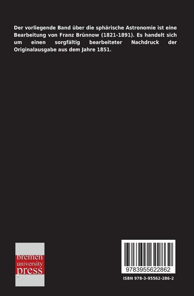 Produktbild: Lehrbuch der sph&auml;rischen Astronomie