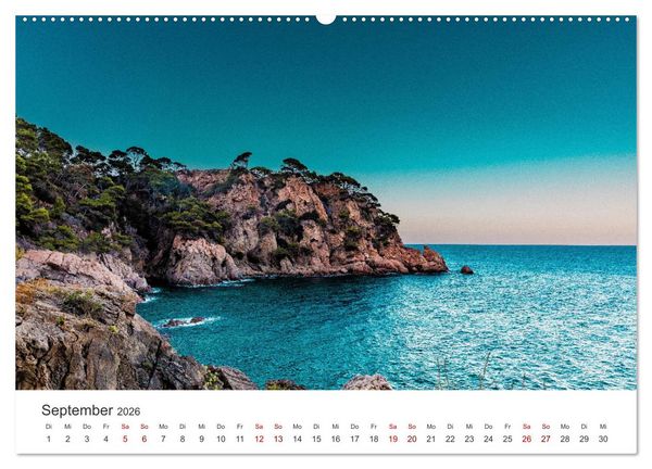 Produktbild: Spanien - Ein wundervolles Land mit viel Sonnenschein. (Wandkalender 2026 DIN A2 quer), CALVENDO Monatskalender