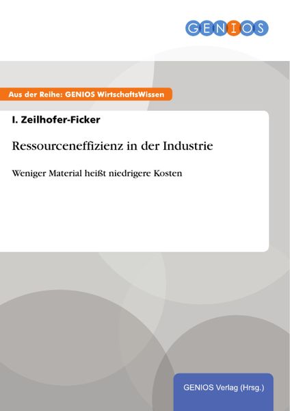 Produktbild: Ressourceneffizienz in der Industrie