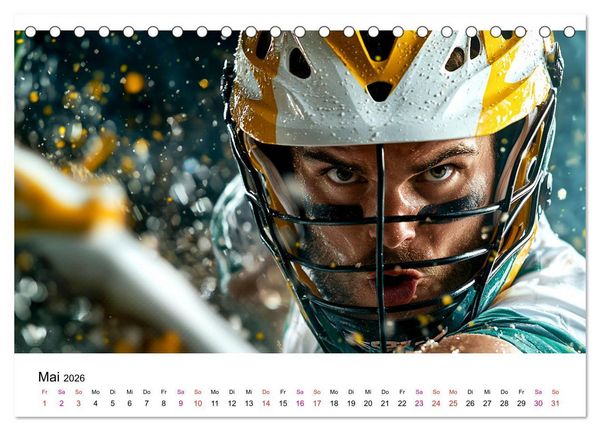 Produktbild: Lacrosse cool (Tischkalender 2026 DIN A5 quer), CALVENDO Monatskalender