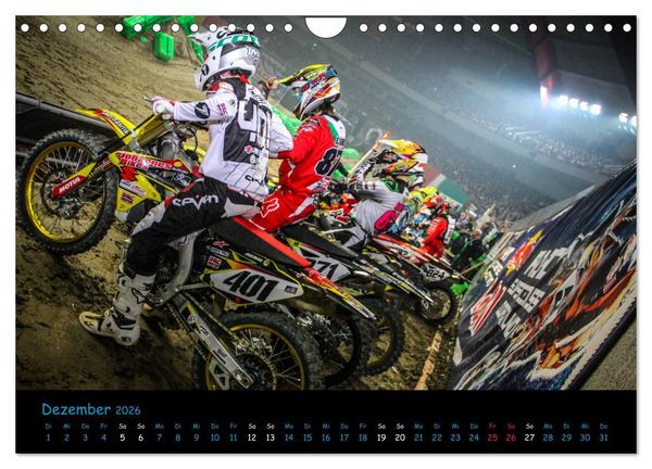 Produktbild: MX Racing 2026 (Wandkalender 2026 DIN A4 quer), CALVENDO Monatskalender