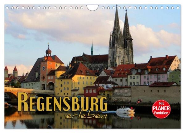 Produktbild: Regensburg erleben (Wandkalender 2026 DIN A4 quer), CALVENDO Monatskalender