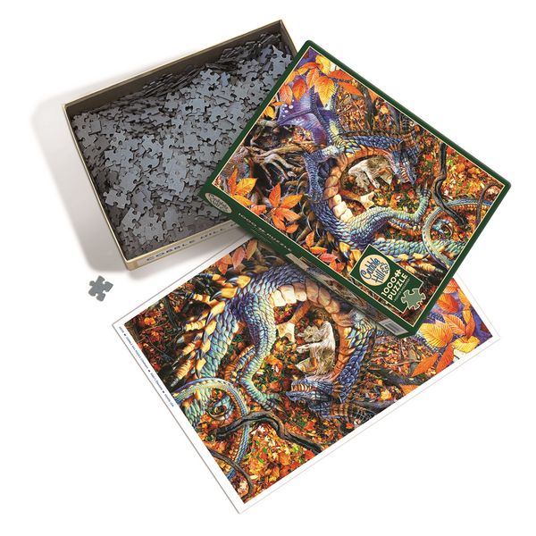 Produktbild: COBBLE HILL PUZZLES - Saphirdrache 1000 Teile