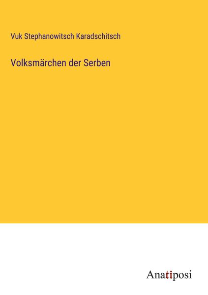 Produktbild: Volksm&auml;rchen der Serben
