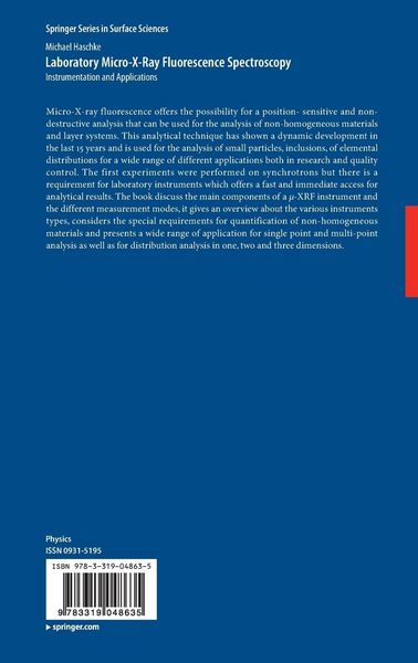 Produktbild: Laboratory Micro-X-Ray Fluorescence Spectroscopy