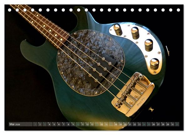 Produktbild: Gitarren Snapshots (Tischkalender 2026 DIN A5 quer), CALVENDO Monatskalender