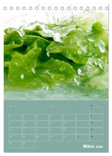 Produktbild: Buntes f&uuml;r die K&uuml;che (Tischkalender 2026 DIN A5 hoch), CALVENDO Monatskalender