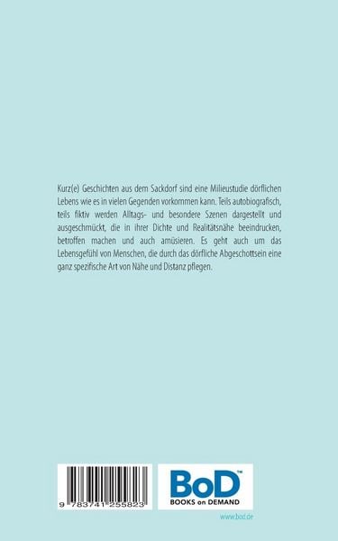 Produktbild: Kurz(e) Geschichten aus dem Sackdorf