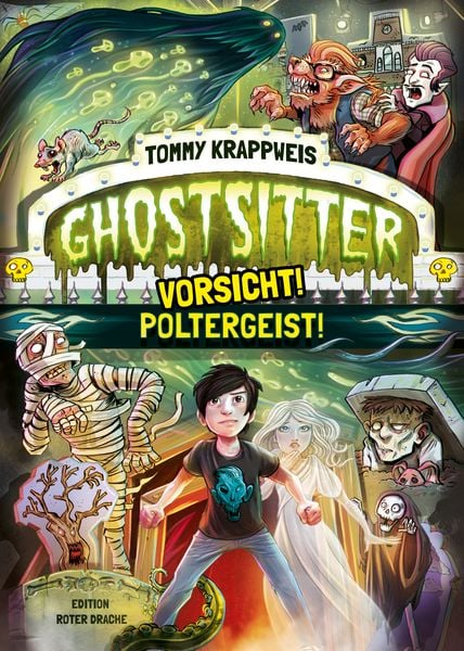 Ghostsitter, Gebundene Ausgabe von Tommy Krappweis, Edition Roter Drache, 978-3-946425-78-6