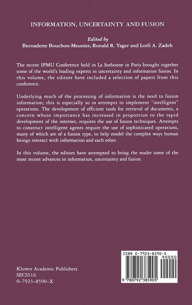 Produktbild: Information, Uncertainty and Fusion