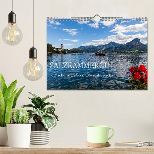 Produktbild: Salzkammergut - Die sch&ouml;nsten Seen Ober&ouml;sterreichs (Wandkalender 2026 DIN A4 quer), CALVENDO Monatskalender