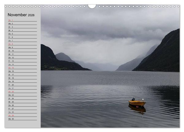Produktbild: Norwegen. Im Land der Sagen, Mythen und Trolle (Wandkalender 2026 DIN A3 quer), CALVENDO Monatskalender