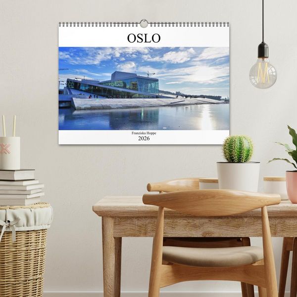 Produktbild: Oslo - Norwegen (Wandkalender 2026 DIN A3 quer), CALVENDO Monatskalender
