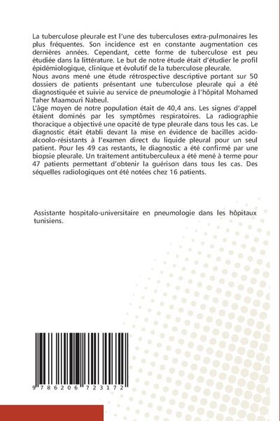 Produktbild: Tuberculose pleurale: aspects &eacute;pid&eacute;miologiques, cliniques et &eacute;volutifs