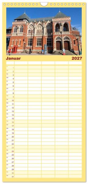Produktbild: Familienplaner 2027 - Stratford upon Avon - Shakespeare-Stadt mit 5 Spalten (Wandkalender, 21 x 45 cm) CALVENDO