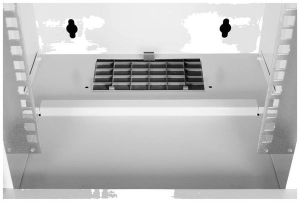 Produktbild: Digitus DN-49100 10 Zoll Wandgeh&auml;use 6 HE Grau, Grau (Metallgeh&auml;use), Grau (RAL 7035)