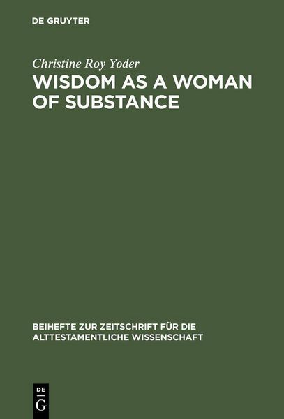 Produktbild: Wisdom as a Woman of Substance