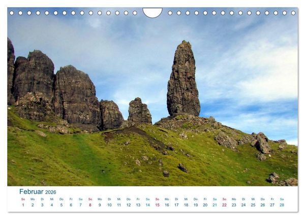 Produktbild: Isle of Skye 2026. Impressionen von Schottlands sch&ouml;nster Insel der Hebriden (Wandkalender 2026 DIN A4 quer), CALVENDO Monatskalender