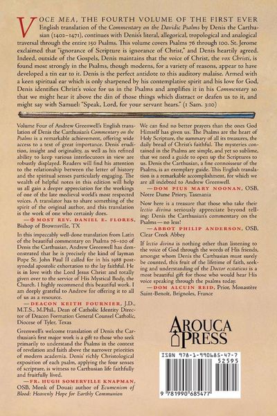 Produktbild: Voce Mea (Denis the Carthusian's Commentary on the Psalms)