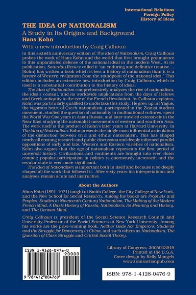 Produktbild: The Idea of Nationalism