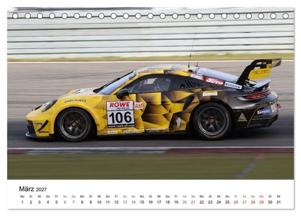 Produktbild: Motorsport aus Zuffenhausen (Tischkalender 2027 DIN A5 quer), CALVENDO Monatskalender