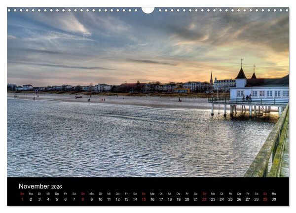 Produktbild: Impressionen von der Insel Usedom (Wandkalender 2026 DIN A3 quer), CALVENDO Monatskalender