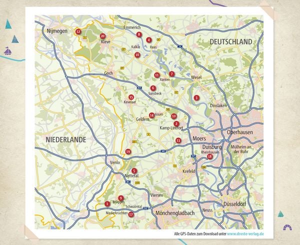 Produktbild: Niederrhein. Wanderungen f&uuml;r die Seele