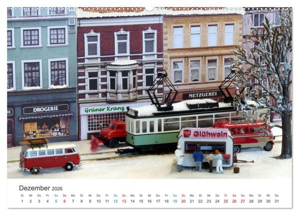 Produktbild: Miniaturbahnen international (hochwertiger Premium Wandkalender 2026 DIN A2 quer), Kunstdruck in Hochglanz