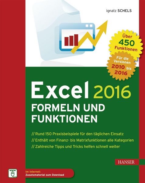 Produktbild: Excel 2016 Formeln und Funktionen