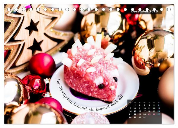 Produktbild: Mettkalender - Mettigel Edition (Tischkalender 2026 DIN A5 quer), CALVENDO Monatskalender