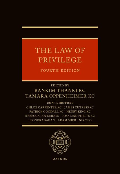 Produktbild: The Law of Privilege