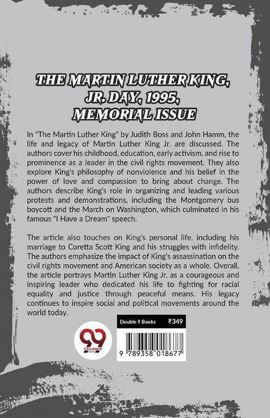 Produktbild: The Martin Luther King, Jr. Day, 1995, Memorial Issue