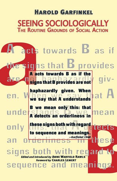 Produktbild: Seeing Sociologically