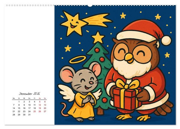 Produktbild: Pfoten, Pelz & Power-Jobs (hochwertiger Premium Wandkalender 2026 DIN A2 quer), Kunstdruck in Hochglanz