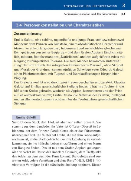 Produktbild: Emilia Galotti von Gotthold Ephraim Lessing