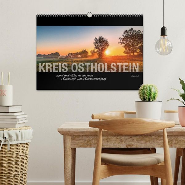 Produktbild: Ostholstein - Land und Wasser zwischen Sonnenauf- und Sonnenuntergang (Wandkalender 2026 DIN A3 quer), CALVENDO Monatskalender