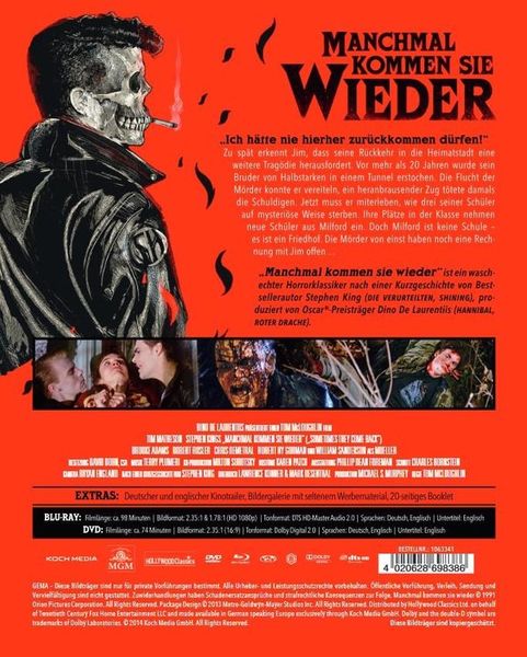 Produktbild: Stephen Kings - Manchmal kommen sie wieder - Mediabook (+ DVD)