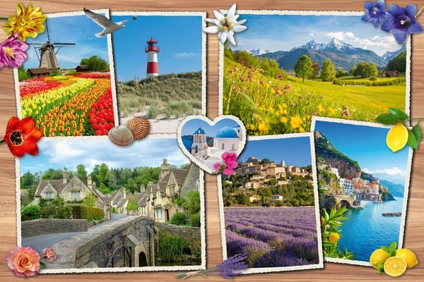 Produktbild: TEAMPUZZLE &ndash; Sehnsuchtsorte &ndash; 194 Teile &ndash; Seniorenpuzzle mit gro&szlig;en & kleinen Teilen