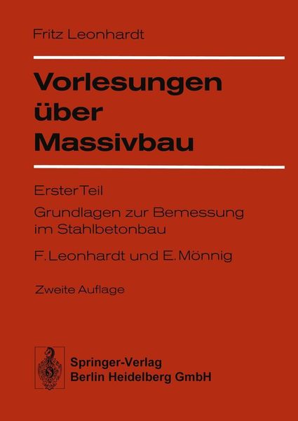 Vorlesungen über Massivbau