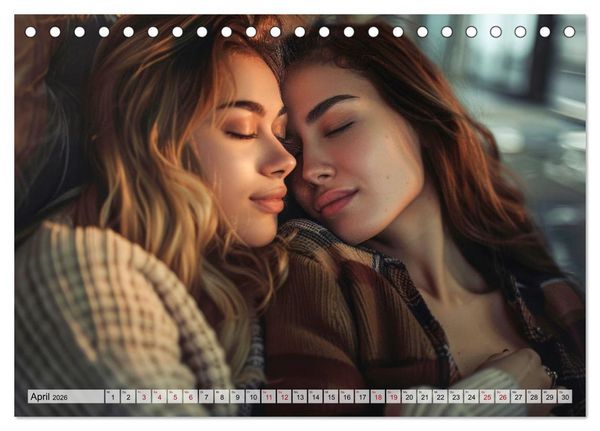 Produktbild: Farben der Liebe: Bunte Vielfalt des Herzens (Tischkalender 2026 DIN A5 quer), CALVENDO Monatskalender