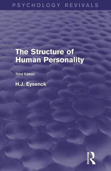 Produktbild: The Structure of Human Personality (Psychology Revivals)