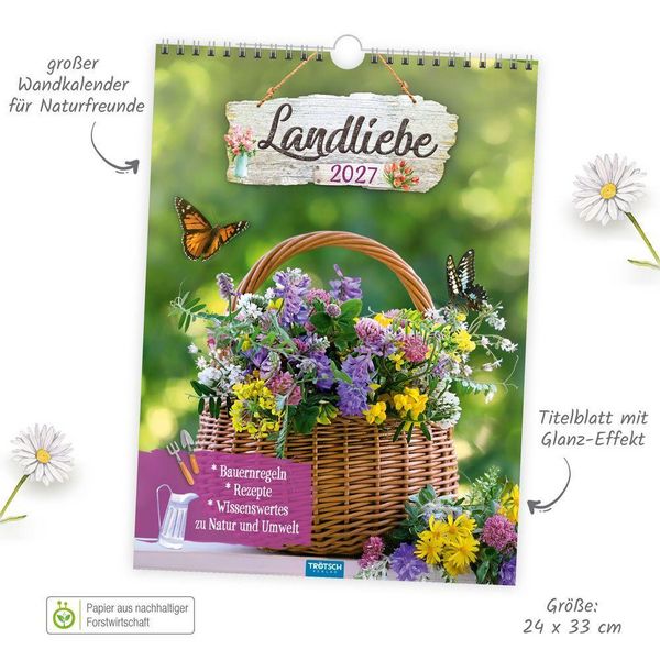 Produktbild: TR&Ouml;TSCH - Classickalender Landliebe 2027