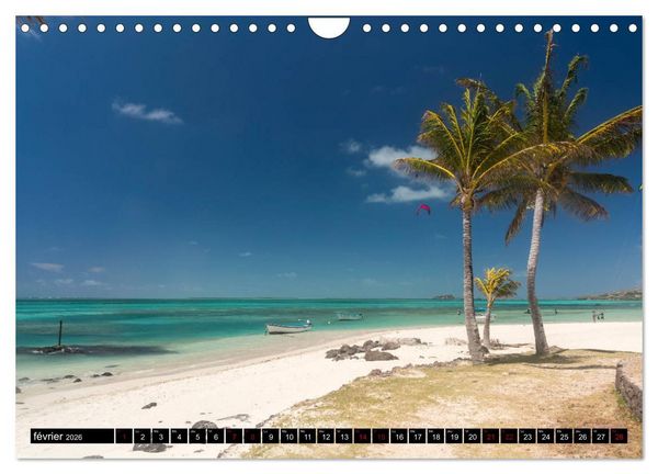 Produktbild: Maurice - l'Oc&eacute;an Indien (Calendrier mural 2026 DIN A4 vertical), CALVENDO calendrier mensuel