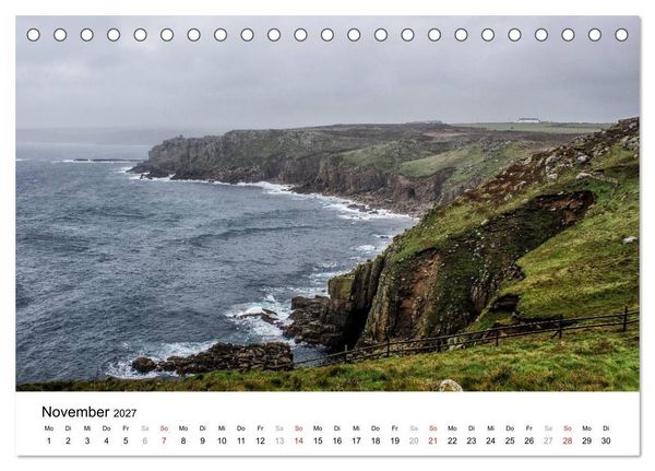 Produktbild: Englands wilder S&uuml;den (Tischkalender 2027 DIN A5 quer), CALVENDO Monatskalender