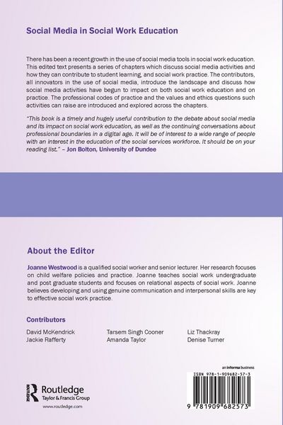 Produktbild: Social Media in Social Work Education