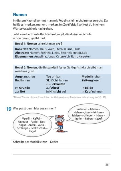 Produktbild: Rechtschreibtraining ab 5. Klasse und f&uuml;r Erwachsene, A5-Heft