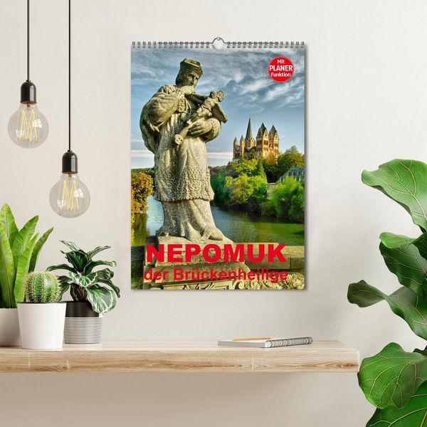 Produktbild: Nepomuk - Der Br&uuml;ckenheilige (Wandkalender 2026 DIN A3 hoch), CALVENDO Monatskalender