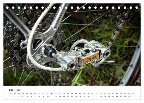 Produktbild: Stahlrenner - Rennrad-Klassiker aus Europa (Tischkalender 2026 DIN A5 quer), CALVENDO Monatskalender