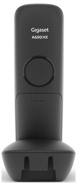 Produktbild: Gigaset A690HX DECT/GAP Schnurloses Telefon analog Freisprechen, f&uuml;r H&ouml;rger&auml;te kompatibel Schwarz