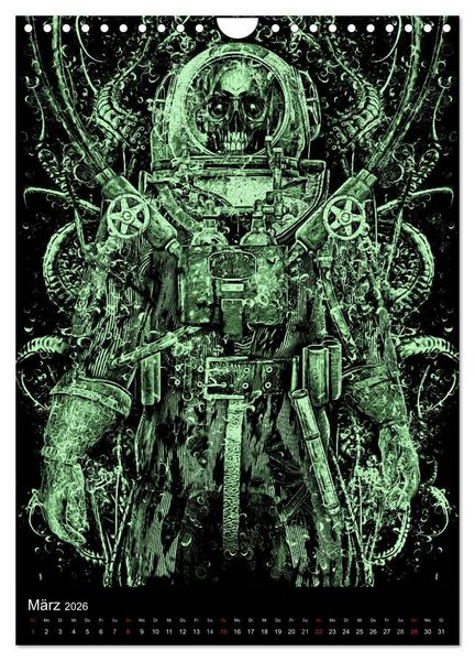 Produktbild: BLOODBOY/DARK ILLUSTRATION (Wandkalender 2026 DIN A4 hoch), CALVENDO Monatskalender